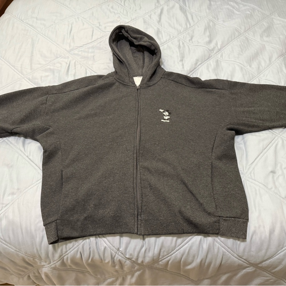Unisex Disney Soft Gray hoodie